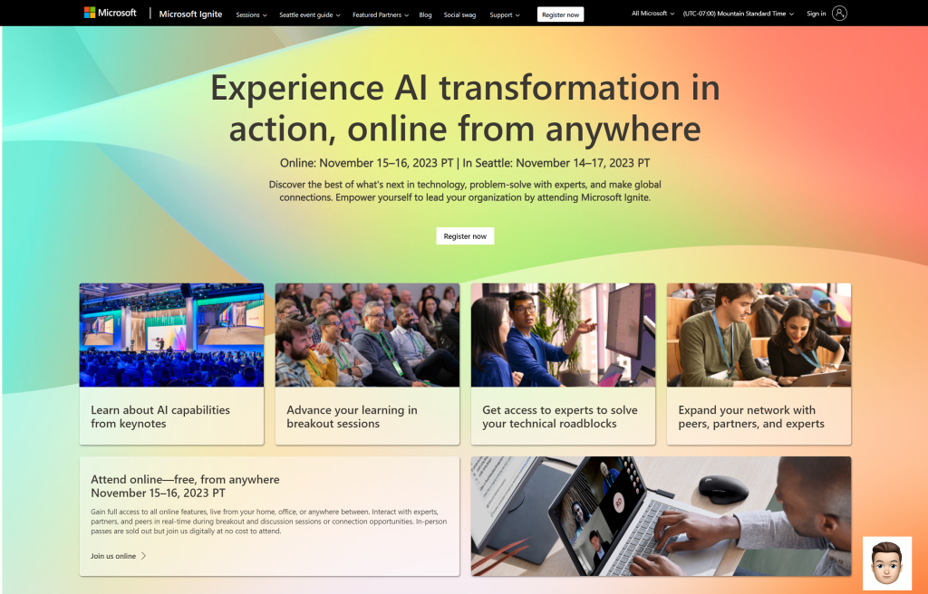 Ignite 2023 Home Page